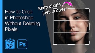 How to Crop in Photoshop Without Deleting Pixels [upl. by Elrem]