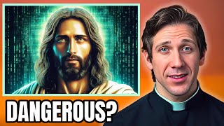 Priest Reacts to AI Generated “Jesus” in Church Confessional [upl. by Ykcim]