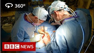 In 360 Oesophageal cancer operation filmed  BBC News [upl. by Theodor705]