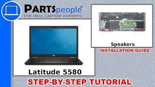 Dell Latitude 5580 P60F001 Speakers HowTo Video Tutorial [upl. by Yattirb557]