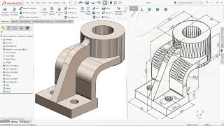 SolidWorks Tutorial for Beginners Exercise 7 [upl. by Mert]