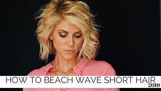 How To Beach Wave Short Hair [upl. by Pierre]