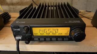 Icom IC2100H Basic Programming [upl. by Ellesor]