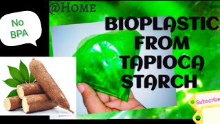 Bio Degradable Plastic  How to make bioplastic at home by using kitchen ingredients easily [upl. by Spoor]