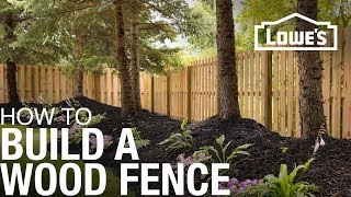 How to Build a Wood Fence [upl. by Levania]