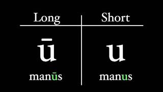 The Latin Alphabet  Vowel Pronunciation [upl. by Romilda]