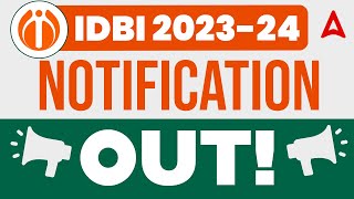 IDBI Junior Assistant Manager amp Executive Notification 2023  IDBI Bank Recruitment 2023 Details [upl. by Corene172]