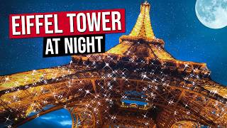 EIFFEL TOWER AT NIGHT in 4K Paris France Eiffel Tower Light Show in 4K [upl. by Llekcor]