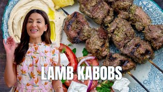 Juiciest Lamb Kabob Recipe  The Mediterranean Dish [upl. by Ginni26]