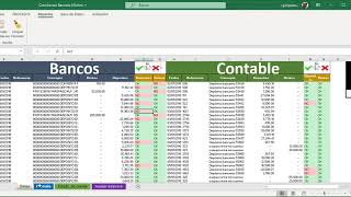 Conciliacion Bancaria en Excel 2021 [upl. by Iahk]