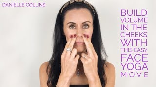 Build Volume In The Cheeks With This Easy Face Yoga Move [upl. by Yesnel]