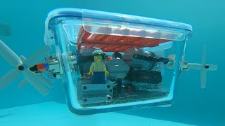 Building a Legopowered Submarine 20  magnetic couplings [upl. by Howarth]