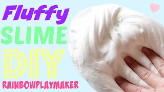 DIY THE BEST FLUFFY SLIME EVER HOW TO Make Slime EASY TUTORIAL VIDEO [upl. by Yentnuoc]