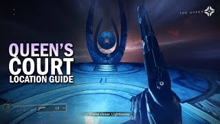 How to Get to Queens Court  Location Guide Destiny 2 Forsaken [upl. by Belda789]