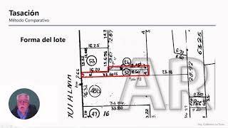 Tasación de terrenos por el método comparativo  Video 1 [upl. by Dulcle]