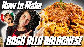 Ragu Alla Bolognese Recipe  How to Make Authentic Bolognese Sauce [upl. by Enaile]