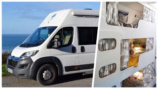 Van Conversion with TRIPLE BUNK BEDS amp 6 Belted Seats  👨‍👩‍👦 ULTIMATE FAMILY Camper 🚐 [upl. by Anaugal]