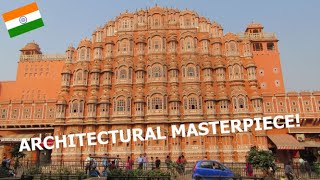 HAWA MAHAL PALACE OF WINDS IN JAIPUR INDIA 4K [upl. by Schifra]