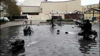 Tinguely Fountain  Basel Switzerland [upl. by Cheslie]