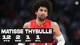 MATISSE THYBULLE DROPPED 12PTS vs MAVERICKS FULL HIGHLIGHTS [upl. by Ruff]