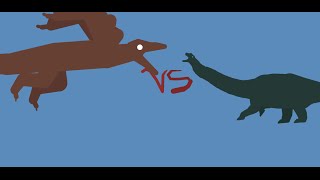 Microraptor VS Argentinosaurus [upl. by Anaillil]