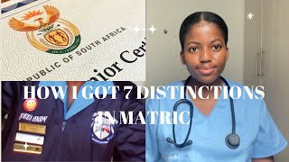 HOW I GOT 7 DISTINCTIONS IN MATRICStudy Tips [upl. by Marcile]