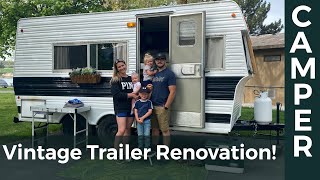 Vintage Trailer Renovation — Full Overview Video [upl. by Massey]