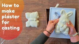 How to make plaster for casting [upl. by Ardie]