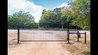 Building a 15 Metal Property Gate [upl. by Norm]