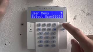 How to program SP5500 user manual PARADOX alarm system [upl. by Ellehcan144]