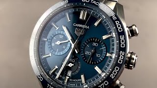 Tag Heuer Carrera Chronograph CBN2A1ABA0643 Tag Heuer Watch Review [upl. by Hazen392]