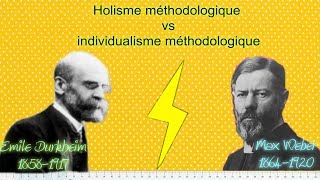 le holisme et lindividualisme méthodologique en sociologie [upl. by Tersina]