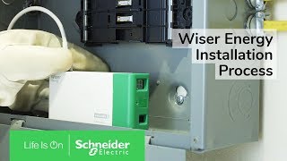 Wiser Energy Residential Monitoring Installation Video  Schneider Electric [upl. by Alyssa]