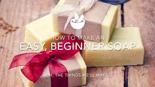 Easy Basic Beginner Soap [upl. by Possing198]