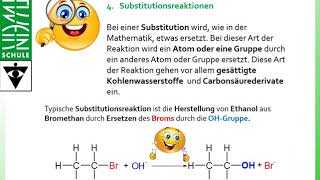 Reaktionstypen in der Organischen Chemie [upl. by Ycnaffit336]