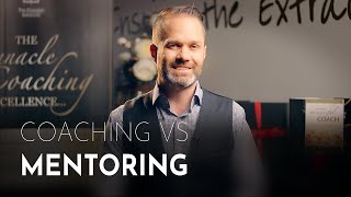 Coaching Vs Mentoring  The Coaching Institute [upl. by Pineda]