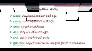 Telugu grammar  Telugu Chandassu [upl. by Udelle]