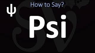 How to Pronounce Psi CORRECTLY  ψ Greek Alphabet Pronunciation [upl. by Modnarb858]