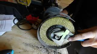 Bench Grinder Wire Wheel Installation [upl. by Luhar]