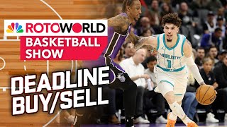 Trade deadline buysell  Doncic logs tripledouble vs Mavs  Rotoworld Basketball Show FULL SHOW [upl. by Nnaylrebmik]