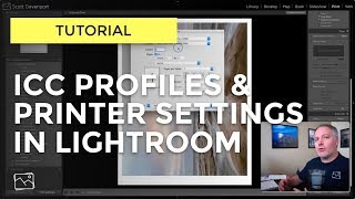 Tutorial  ICC Profile Installation amp Printer Settings In Lightroom [upl. by Hamian389]