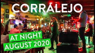 Corralejo Nightlife  Live Music Bars amp Restaurants in August 2020 [upl. by Ametaf23]