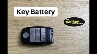 Kia Proximity Smart Key Battery change HOW TO [upl. by Joao782]