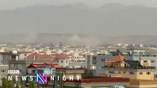 Afghanistan At least 60 killed in Kabul airport bombings  BBC Newsnight [upl. by Gus]