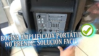 reparar bocina amplificada no enciende [upl. by Lupiv]