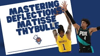 Mastering Basketball Defensive Deflections Matisse Thybulle [upl. by Kier968]