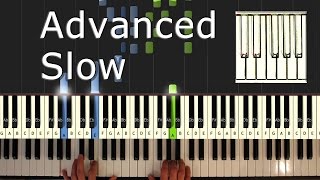 Beethoven  Moonlight Sonata  Piano Tutorial Easy SLOW  How To Play synthesia [upl. by Shing932]