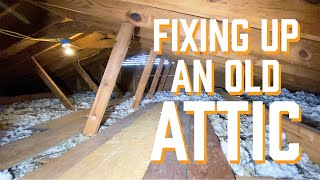 How To Fix An Old Attic [upl. by Skcirdnek]