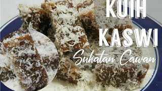 Resepi Kuih kaswi  Cara buat Kuih Kaswi SUKATAN CAWAN kuihkaswi [upl. by Metzger386]