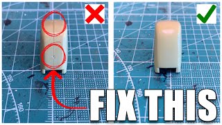 Easy Gunpla Tutorial  Fix Stress Marks Damages and Blemishes [upl. by Assirhc767]